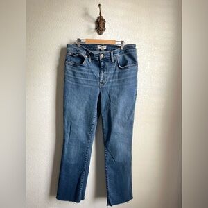 Madewell Women's Straight Leg Blue Jeans